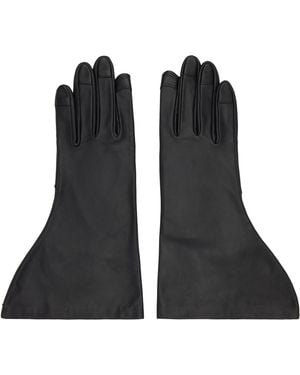 Rick Owens Concordians Gleam Gloves - Black