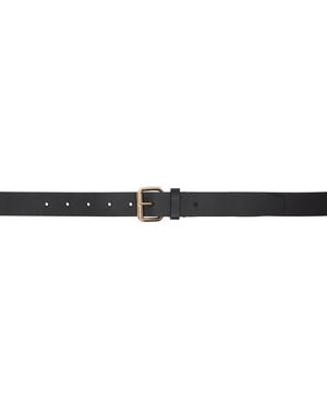 Vetements Black Iconic Logo Belt