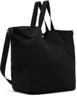 メンズ Comme des Garçons ネイビー グログラン トートバッグ ブルー