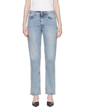 TOTEME Low Straight Jeans - Blue