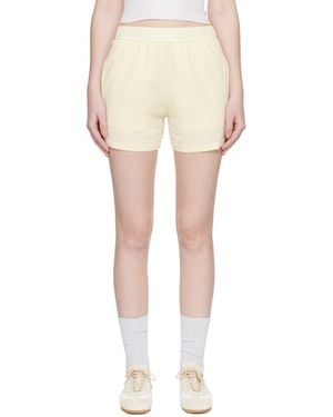 Rier Jersey Cotton Shorts - Natural