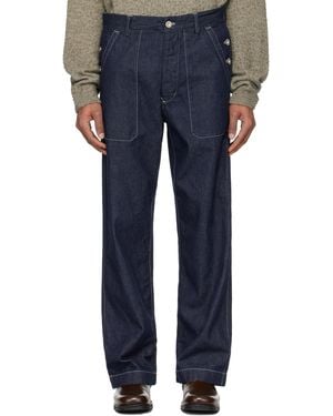 C.P. Company 3/1 Loose Jeans - Blue