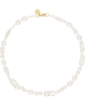 Simone Rocha ホワイト Legato パールネックレス