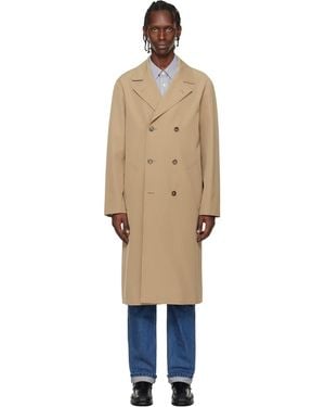 A.P.C. Croisé Coat - Black