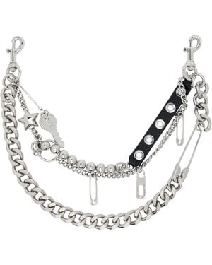 Marc Jacobs 'The Grommet Charm Chain' Shoulder Strap - Metallic