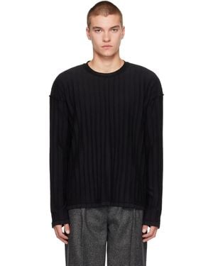 mfpen Round Neck Jumper - Black