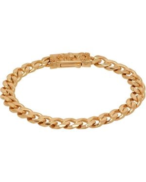 Emanuele Bicocchi Skull Box Clasp Chain Bracelet - Metallic
