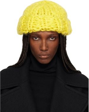 Issey Miyake November Silk Mohair Beanie - Black