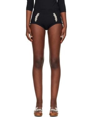 Simone Rocha Sculpt Briefs - Black