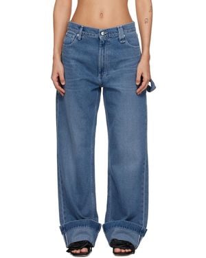 Simone Rocha Straight Leg Jeans - Blue