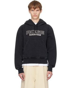 Martine Rose Shrunken Hoodie - Black
