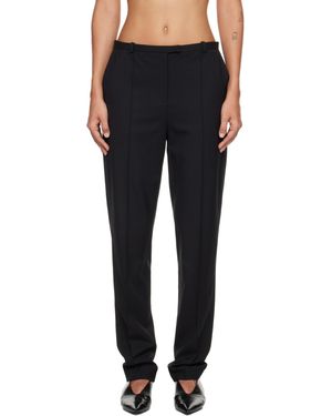 Loulou de Saison Malka Fitted Pants - Black