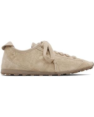 Jacquemus Taupe 'The Tennis' Trainers - Black