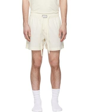Entire studios Off- Pyjama Shorts - Natural