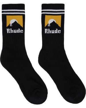 Rhude Moonlight Socks - Black