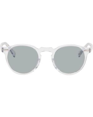 Oliver Peoples Transparent Gregory Peck Sunglasses - Black