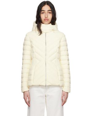 Mackage Blouson Léger Idalee Blanc Cassé Rembourré En Duvet À Capuche - Neutre