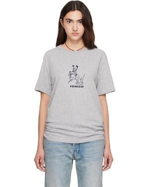 Hanover Ssense Exclusive 'princess' T-shirt - Grey