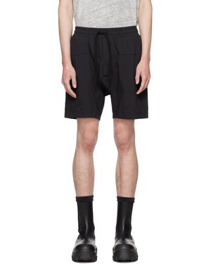 Thom Krom ブラック M St 422 ショートパンツ