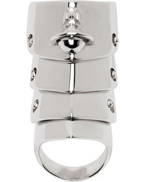 Vivienne Westwood Bague De Style Armure - Multicolore