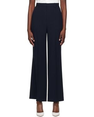 BOSS Relaxed-fit Trousers - Blue