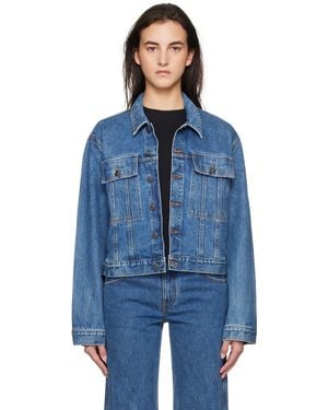 KHAITE Saunder Denim Jacket - Blue