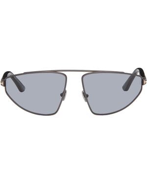 Tom Ford Gunmetal Parker Sunglasses - Gray