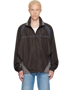Maison Margiela Contrast Panel Track Jacket - Black