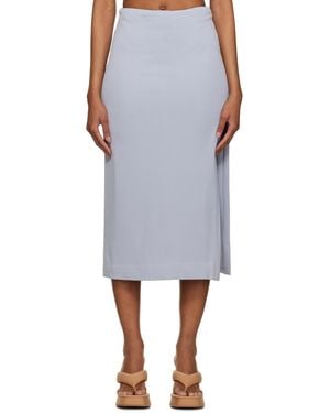 Third Form Mode Split Side Midi Skirt - Black