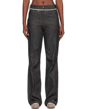 Kiko Kostadinov K Straight Leg Jeans - Black