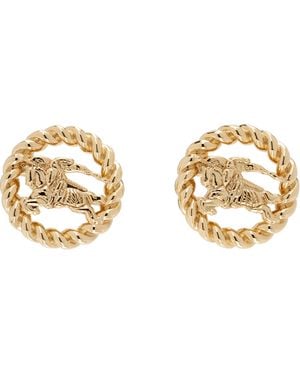 Burberry Ekd Stud Earrings​ - Metallic