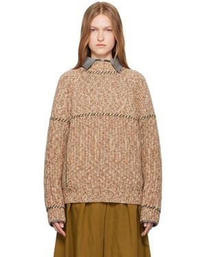 Henrik Vibskov Stitch Sweater - Natural