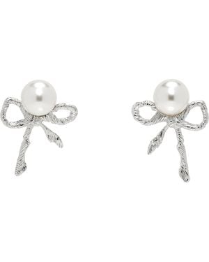 ShuShu/Tong Yvmin Edition Stringy Bowknot Eardrop Earrings in