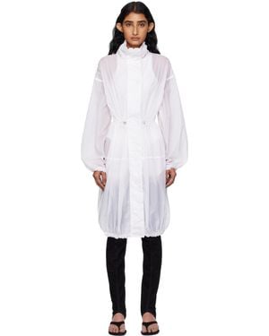 Alaïa ホワイト Soft Nylon Bubble ジャケット - ブラック