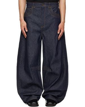 Egonlab Jean Surdimensionné Bleu