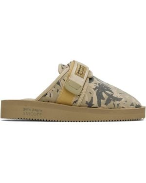 Palm Angels Suicoke Edition Zavo Slippers - Black