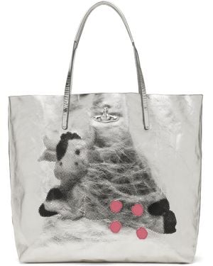 Vivienne Westwood Studio Shopper Tote - Grey