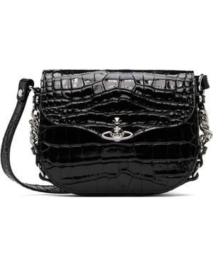 Vivienne Westwood Hunter Flap Crossbody Bag - Black