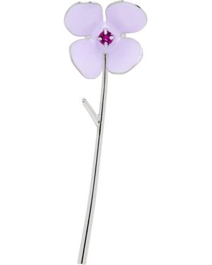 Marni Flower Brooch - Purple