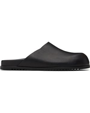 Rick Owens Concordians Granola Mules - Black