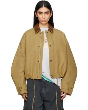 Acne Studios ベージュ Double Cotton Twill ジャケット - ナチュラル