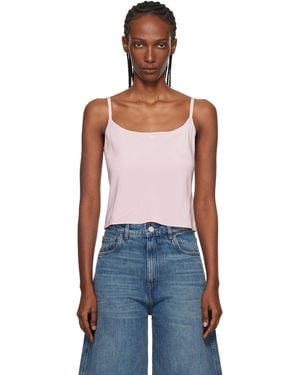 Courreges Lingerie Silk Top - Black