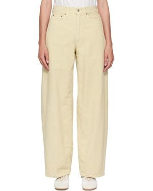 6397 Loose Roomy Pants - Natural