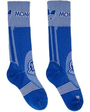 Moncler Genius Moncler X Adidas Originalsコレクション ブルー ソックス