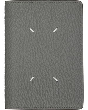 Maison Margiela Calfskin Passport Holder - Grey