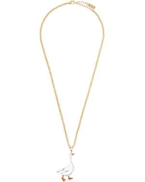 Moschino Goose Necklace - Black