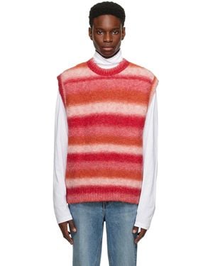 WOOYOUNGMI Gilet Dégradé Rouge