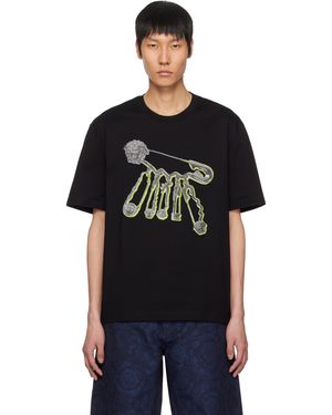 Versace ブラック Pop Pin' Tシャツ