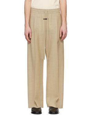 Fear Of God Wide-Leg Trousers - Natural