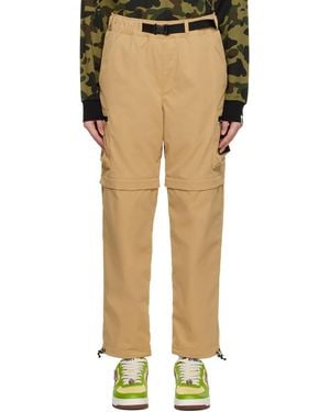 A Bathing Ape Detachable Trousers - Natural